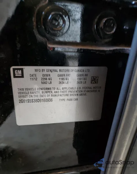 2013 Cadillac Xts Premium Collection из США, поврежденный, VIN 2G61S5S38D9160936